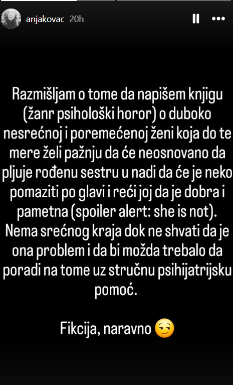 Anja Kovač (Foto: Screenshot/ Instagram)
