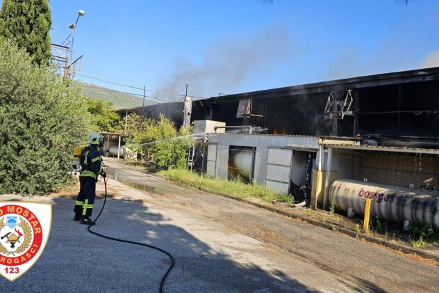 Foto: Profesionalna vatrogasna stanica Mostar
