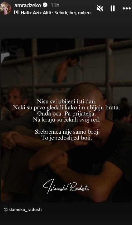 Screenshot: Instagram/amradzeko