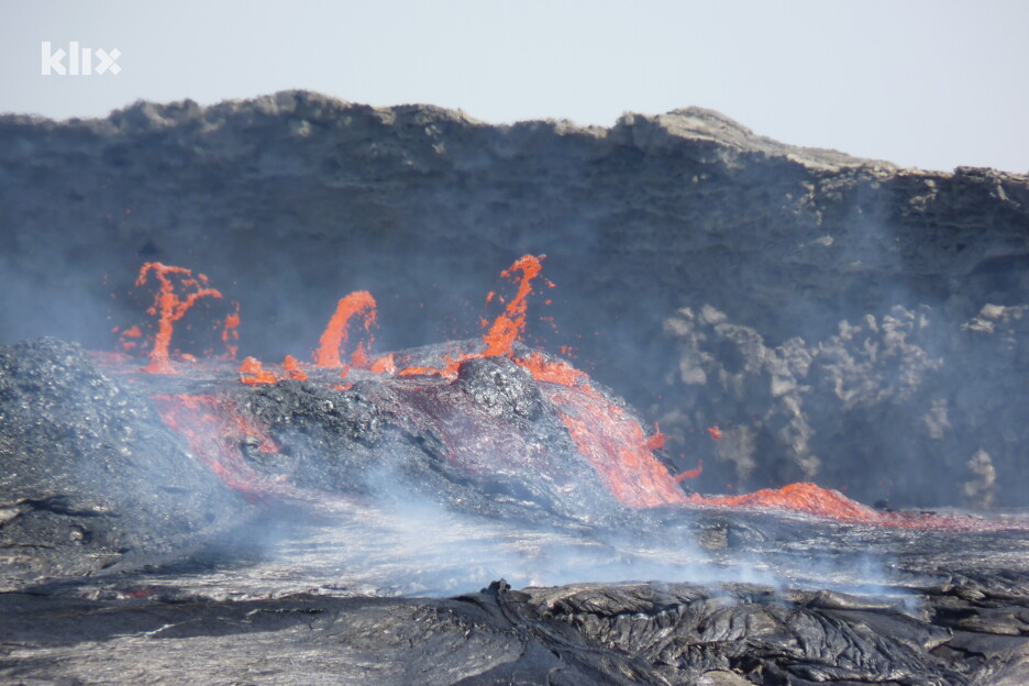 Prelijevanje lave kod vulkana Erta Ale u Afar regiji (Foto: Derek Keir)