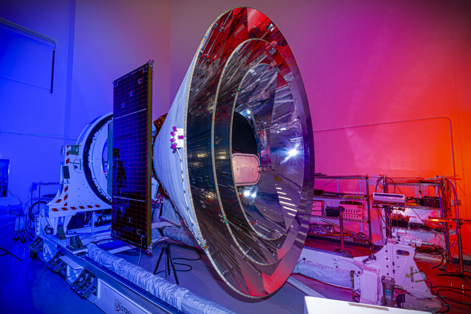 SPHEREx teleskog (Foto: BAE Systems)