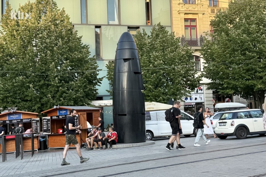Astronomski sat u centru Brna