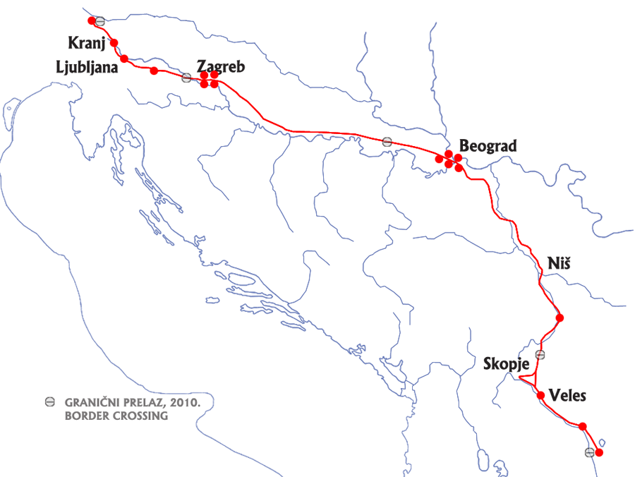 Autoput je kasnije spojen s Ljubljanom i Skopjem (Foto: Facebook)