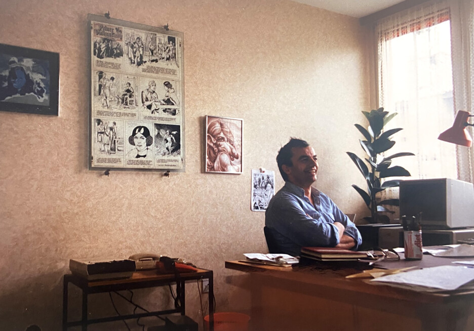 Ervin Rustemagic u svom studiju 1986.