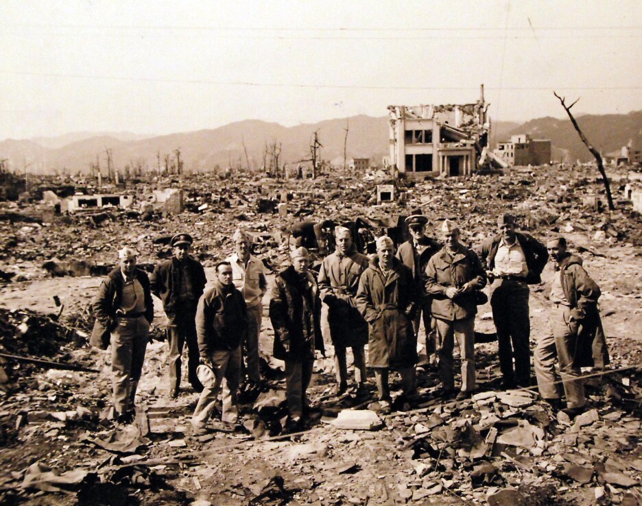 Američki mornari u Hirošimi nakon pada bombe (Foto: Wikicommons)