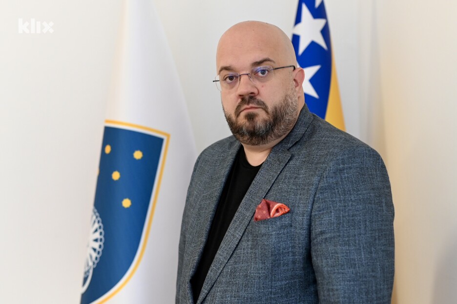 Adnan Šteta, ministar saobraćaja KS (Foto: T. S./Klix.ba)