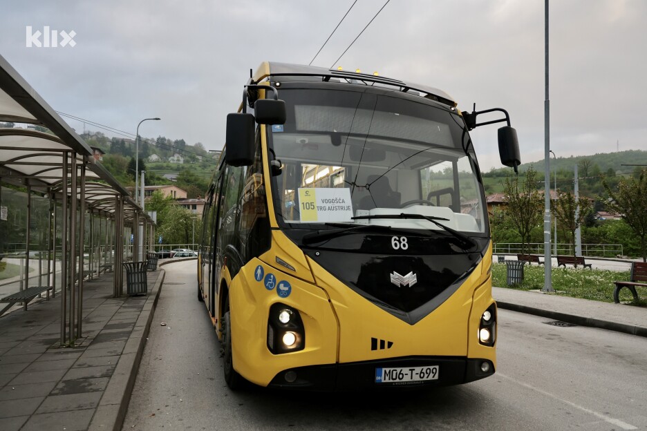 Trolejbus u Vogošći (Foto: I. Š./Klix.ba)