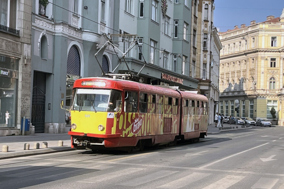 Tramvaj K2 u Sarajevu (Foto: Jan Čihák)