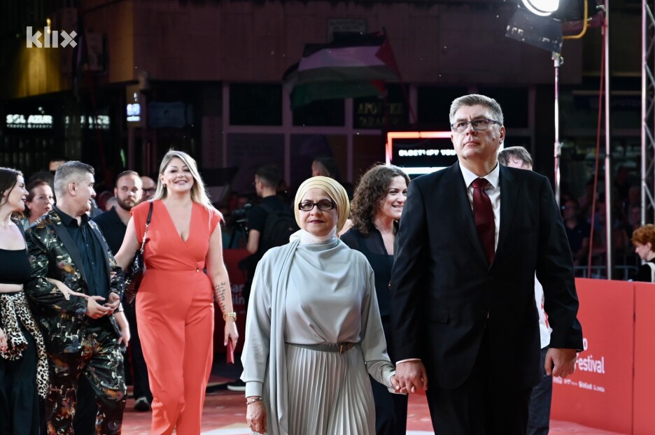 Direktor BH Telecoma Amel Kovačević sa suprugom (Foto: T. S./Klix.ba)
