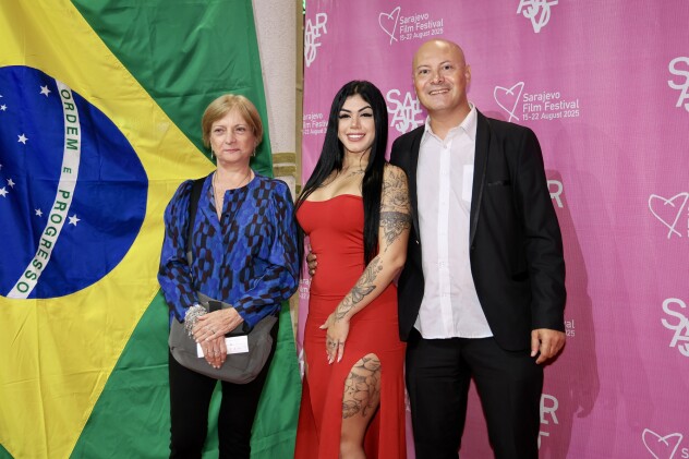 Ambasadorica Brazila Marie Clare Duclos Carisio, Joyce Da Silva i Srđan Šarenac (Foto: I. Š./Klix.ba)