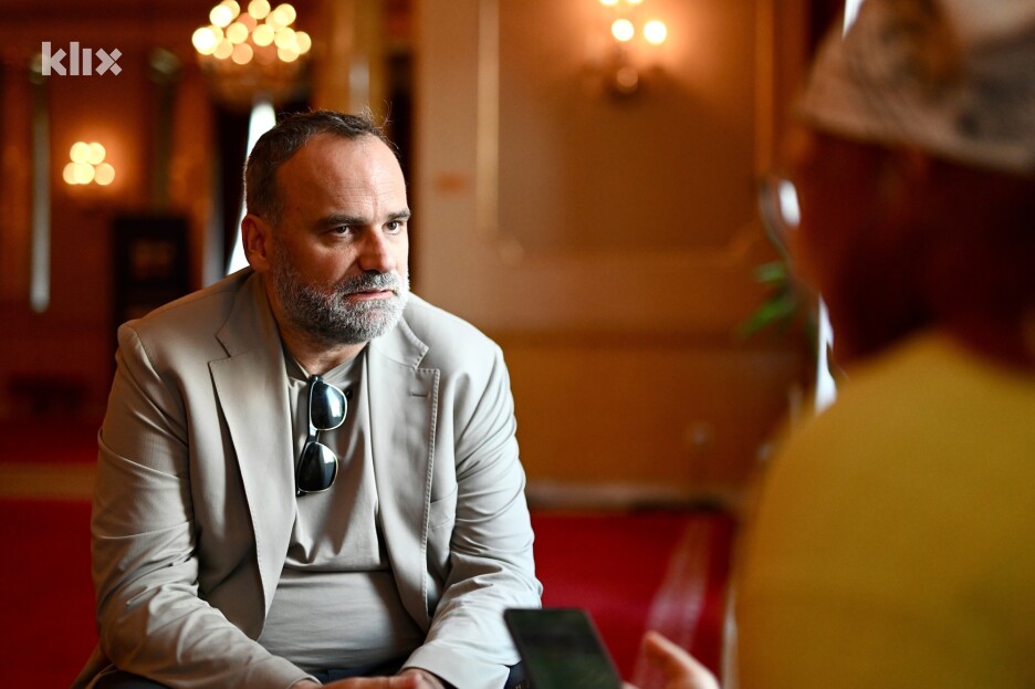Dino Mustafić za Klix.ba (Foto: T. S./Klix.ba)