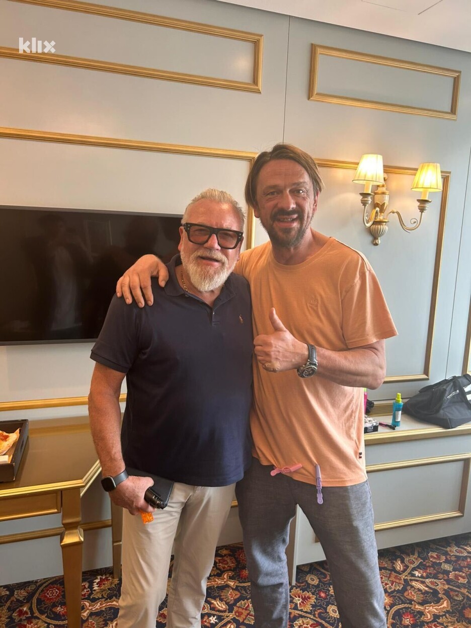 Ray Winstone i Elvir Bajrić (Foto: Klix.ba)