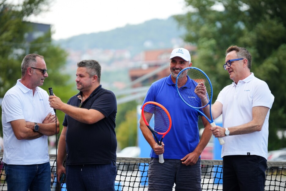 Odigran teniski meč u centru Sarajeva s Goranom Ivaniševićem