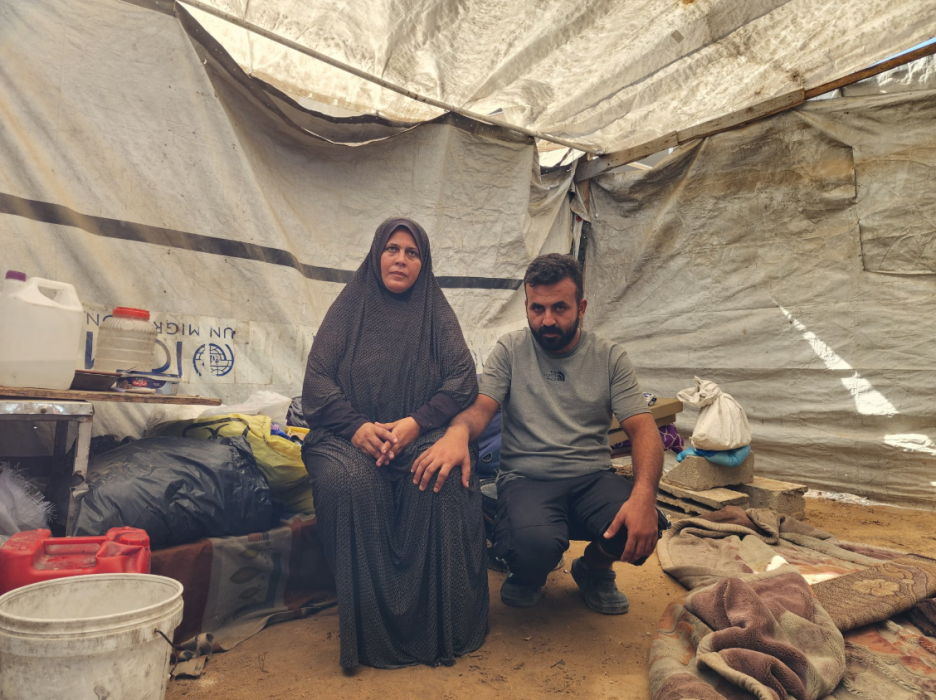 Ibtisam Saleh nema prihode (FotoEnas Tantesh/The Guardian)