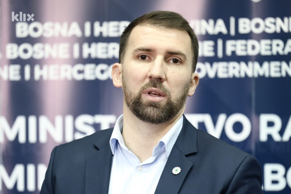 Adnan Delić, federalni ministar rada i socijalne politike (Foto: I. L./Klix.ba)