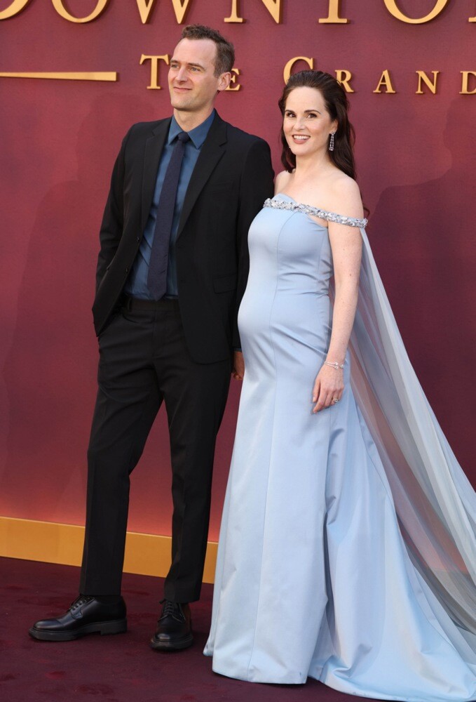 Michelle Dockery sa suprugom Jasperom Waller-Bridgeom (Foto: EPA-EFE)