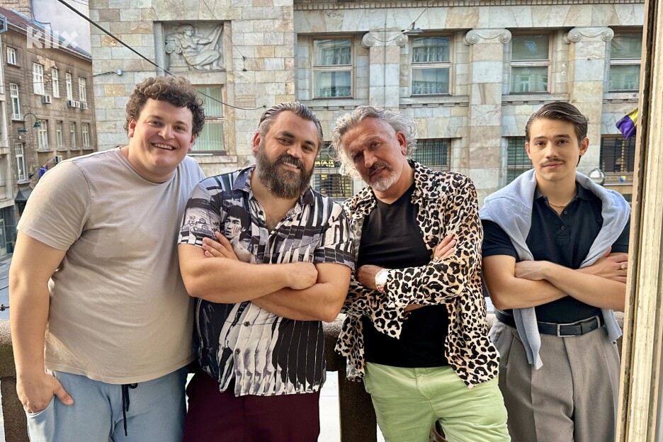 Goran Vinčić, Haris Dubica, Dragan Marinković Maca, Bojan Cvjetićanin (Foto: D. S./Klix.ba)