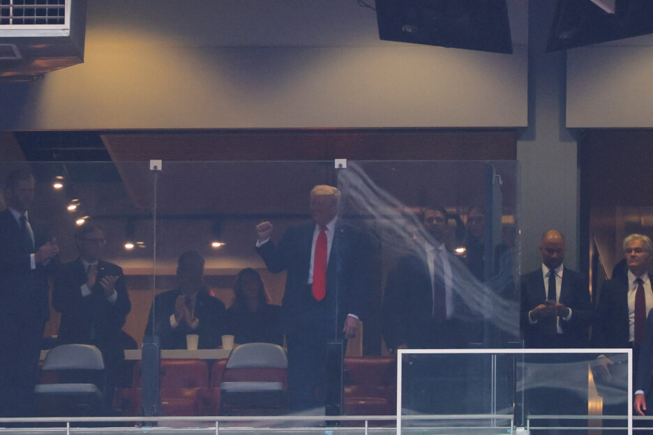 Donald Trump na komemoraciji Charlieju Kirku (Foto: Reuters)