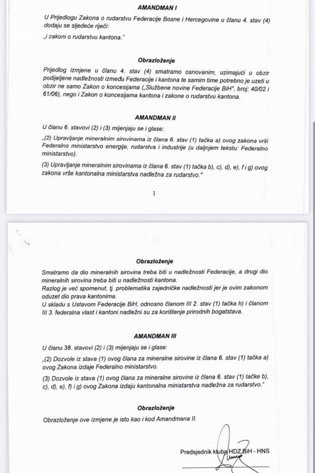 Amandmani HDZ-a
