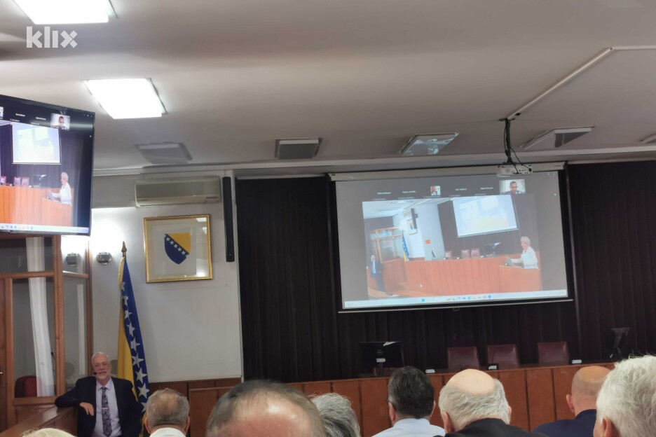 Predavanje na Akademiji nauka i umjetnosti Bosne i Hercegovine (Foto: Klix.ba)