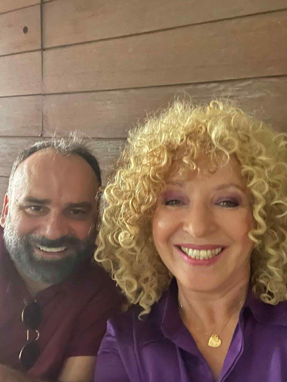 Dino Mustafić i Mirjana Karanović na snimanju filma 