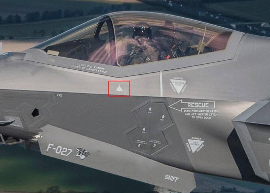 Nizozemski lovac F-35 sa oznakom zračne pobjede (Foto: Mreža X / Clash Report)