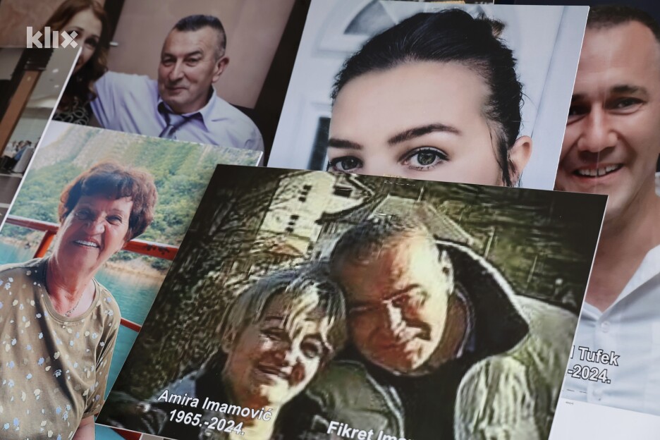 Neki od poginulih osoba u Donjoj Jablanici (Foto: I. Š./Klix.ba)