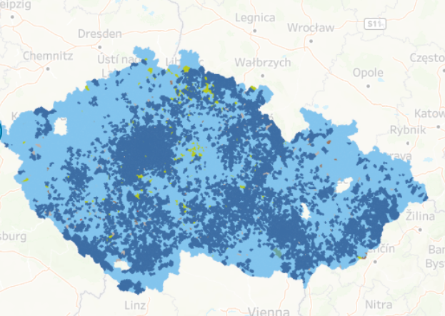 Rezultati izbora 2021. godine, Babišev ANO označen je svjetlijom nijansom plave (Foto: Aktualne.cz)