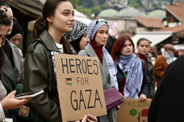 Šetnja za Palestinu u Sarajevu (Foto: V. D./Klix.ba)