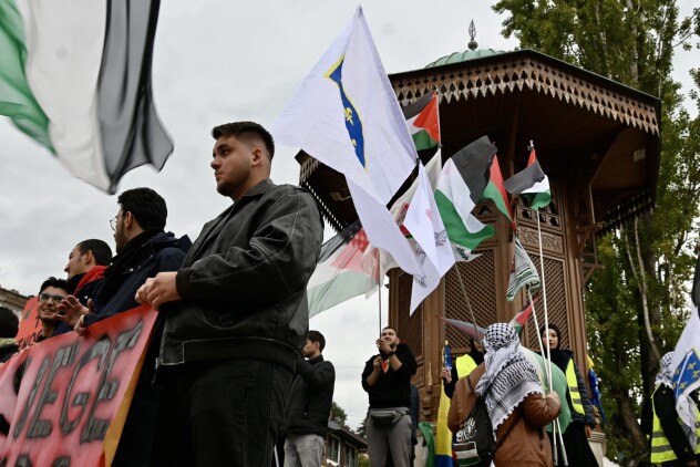 Šetnja za Palestinu u Sarajevu (Foto: V. D./Klix.ba)
