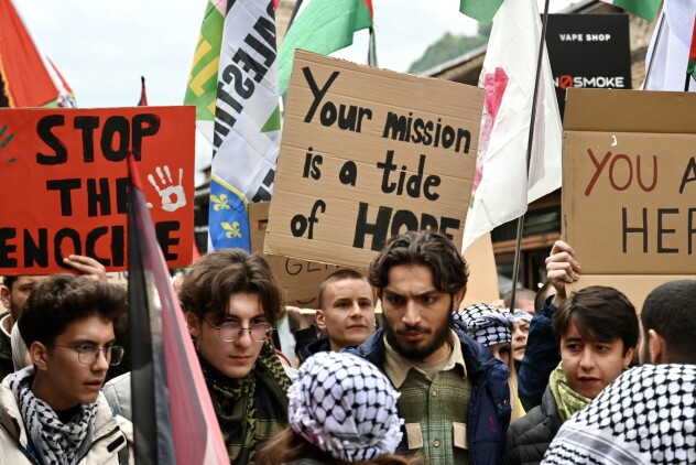 Šetnja za Palestinu u Sarajevu (Foto: V. D./Klix.ba)