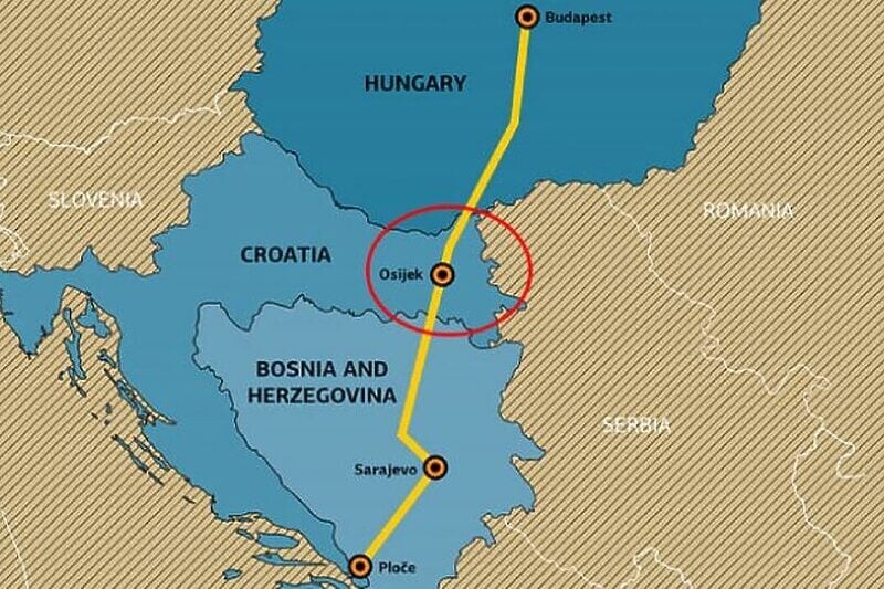Koridor 5C u dijelu koji prolazi kroz Hrvatsku