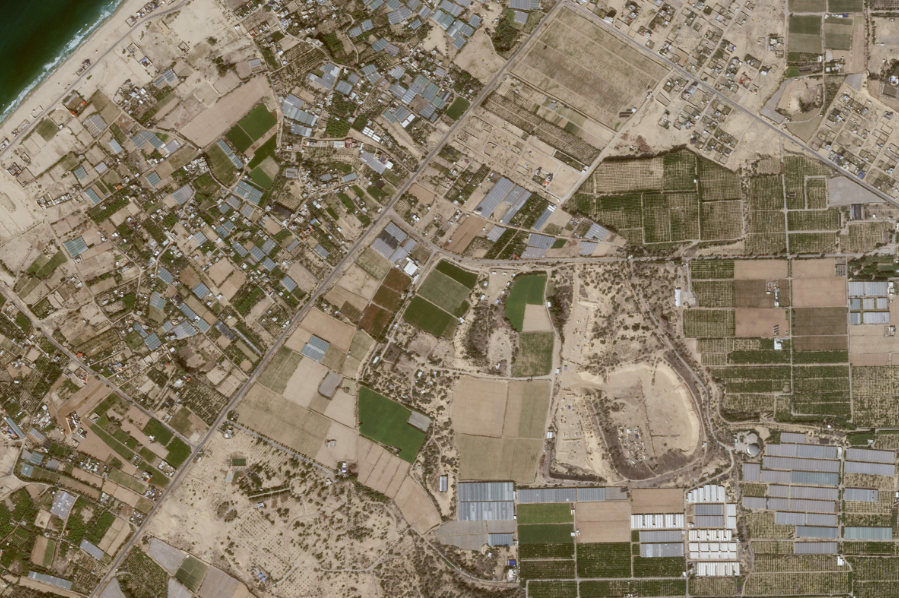 Al Mawasi 2023. godine (Foto: NBC/ Planet Labs)
