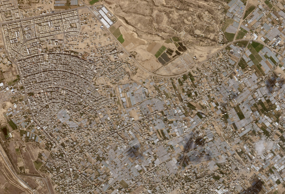 Rafah 2023. godine (Foto: NBC/ Planet Labs)