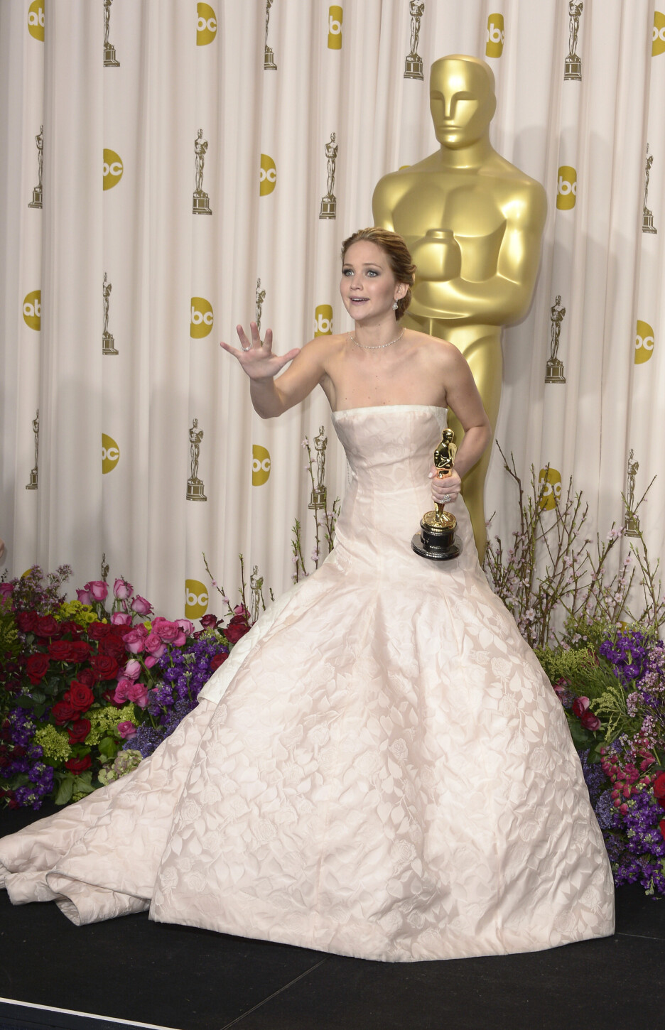 Jennifer Lawrence 2013. godine na dodjeli Oscara (Foto: EPA-EFE)