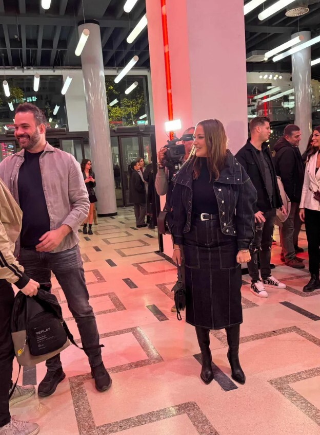Aleksandra Prijović na koncertu Jakova Jozinovića u Beogradu (Foto: Telegraf.rs)