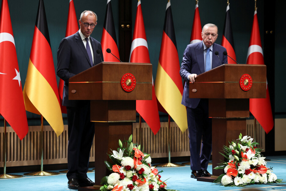 Njemački kancelar Friedrich Merz i turski predsjednik Recep Tayyip Erdogan (Foto: Reuters)