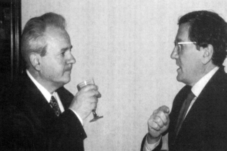 Milošević i Holbrook razgovaraju o oslobađanju američkog novinara Davida Rohdea (Foto: State Department/Brian W. Schlumbohm)