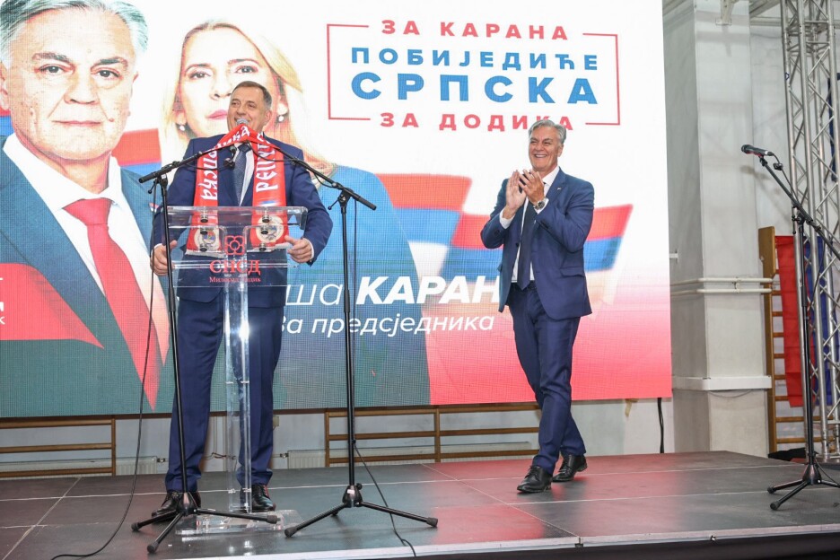 Na svakom skupu uz Karan je i Dodik