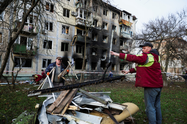 Posljedice ruskog napada na Kijev (Foto: Reuters)