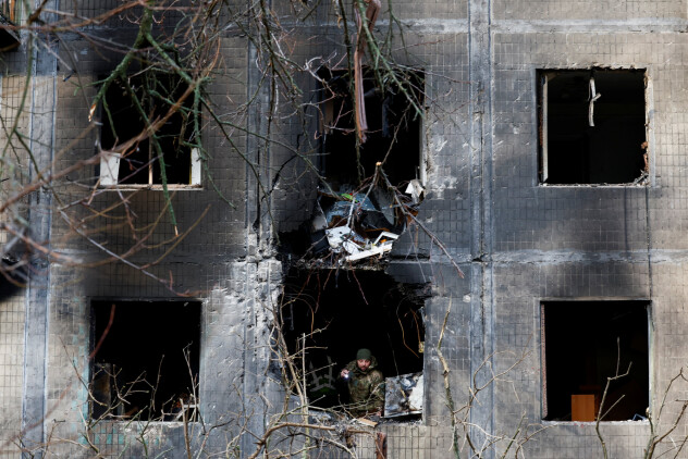 Posljedice ruskog napada na Kijev (Foto: Reuters)