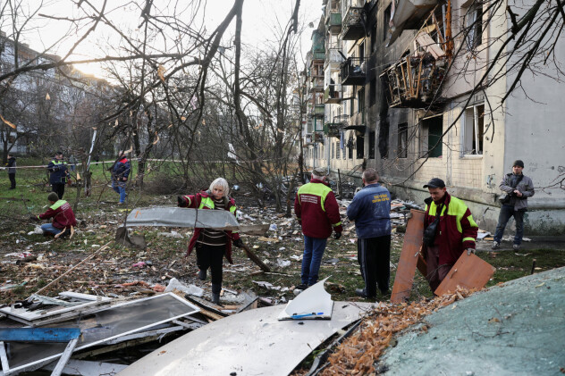 Posljedice ruskog napada na Kijev (Foto: Reuters)