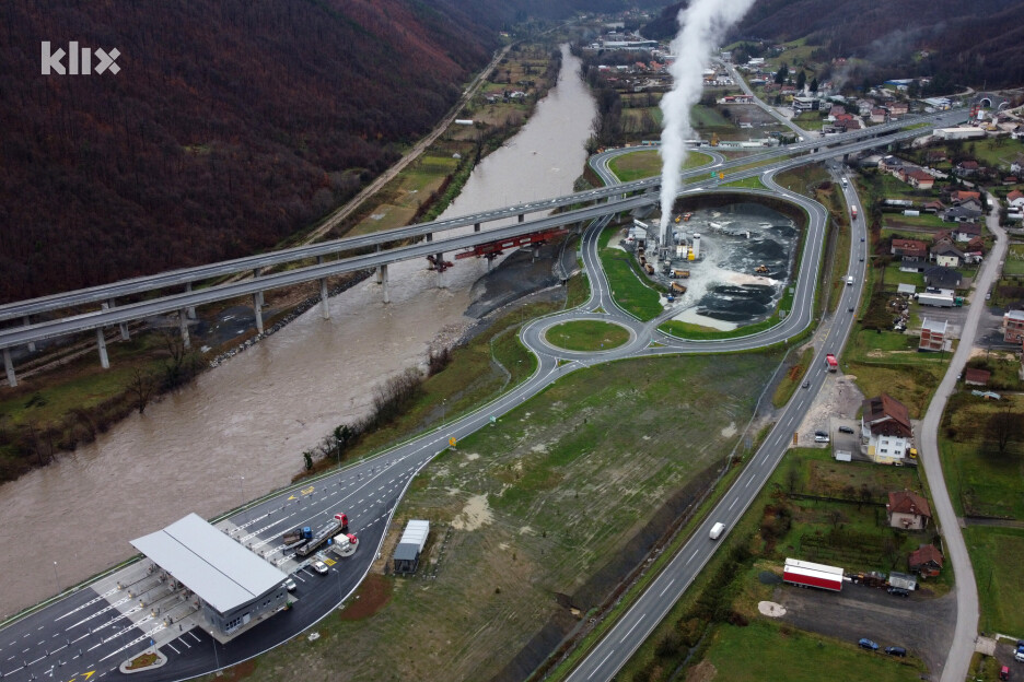 Panoramski prikaz petlje u Poprikušama (Foto: E. M./Klix.ba)