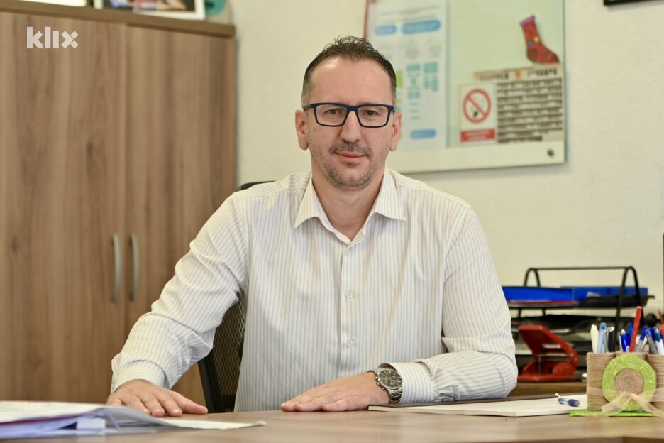 Admir Bašić, direktor Srednjoškolskog centra Hadžići (Foto: V. D./Klix.ba)