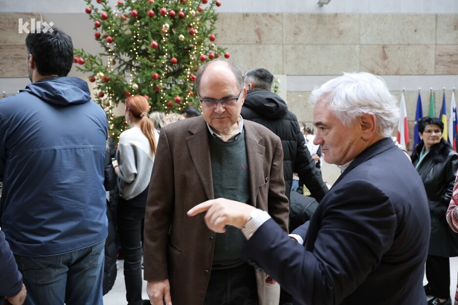 Visoki predstavnik za BiH Christian Schmidt i ambasador Savezne Republike Njemačke Alfred Grannas (Foto: I. Š./Klix.ba)