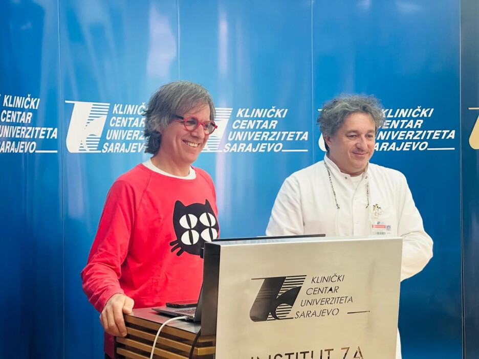 Prof. dr. Tomaž Štupnik i prim. doc. dr. Alen Pilav