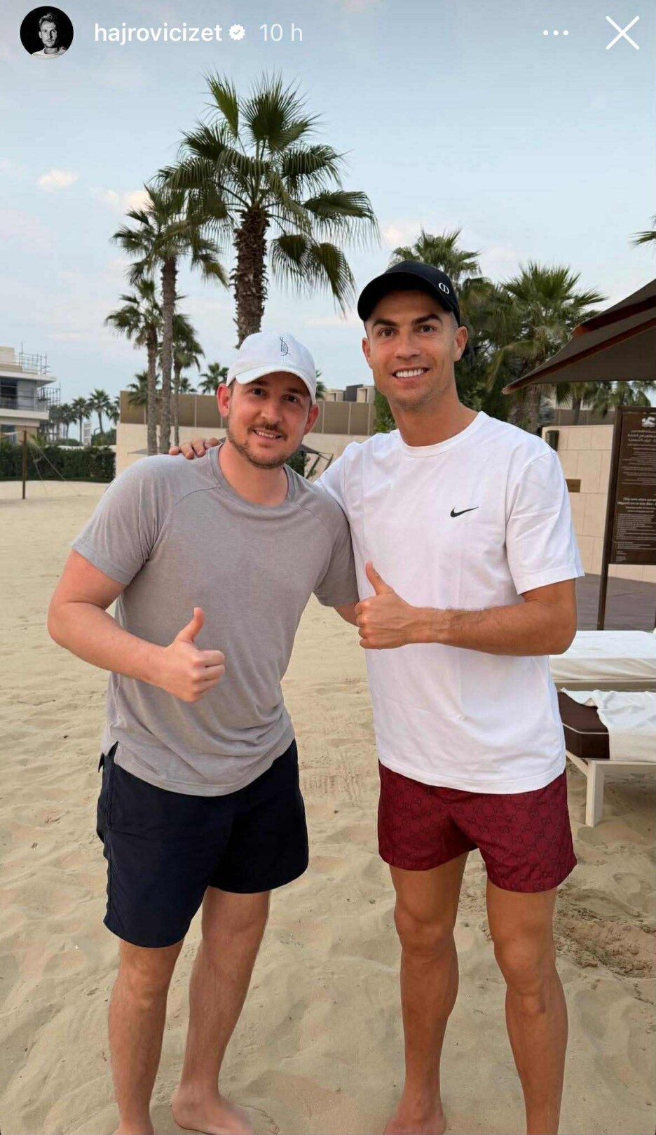 Hajrović i Ronaldo u Dubaiju (Foto: Instagram)