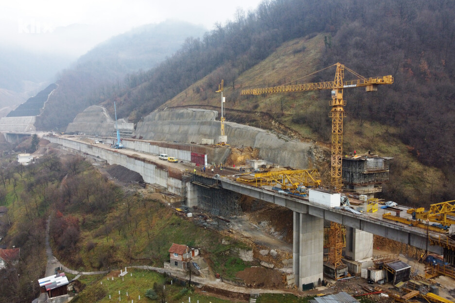Radovi na jednom od mostova (Foto: E. M./Klix.ba)
