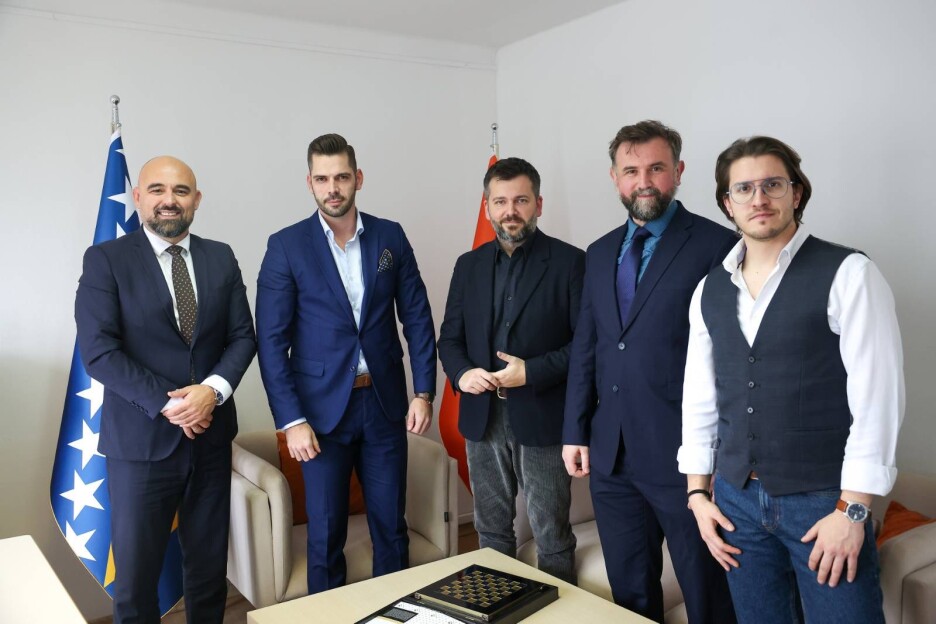 Ferid Mušić, Davud Bećirović, Albin Zuhrić, Dennis Gratz i Adnan Lukač