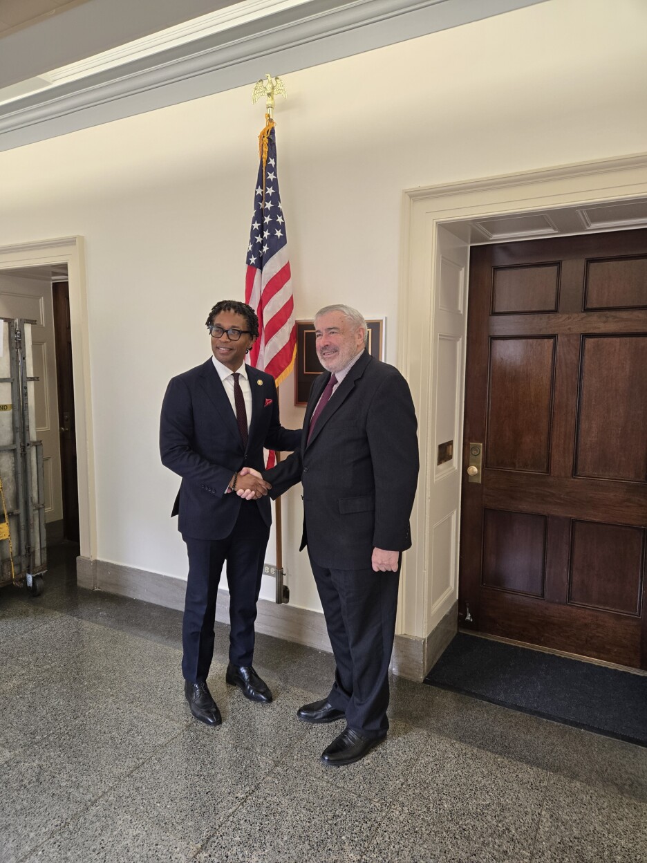 Wesley Bell i Sven Alkalaj (Foto: Ambasada BiH u SAD-u)